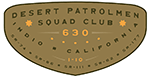 Desert Patrolmen Squad Club Logo
